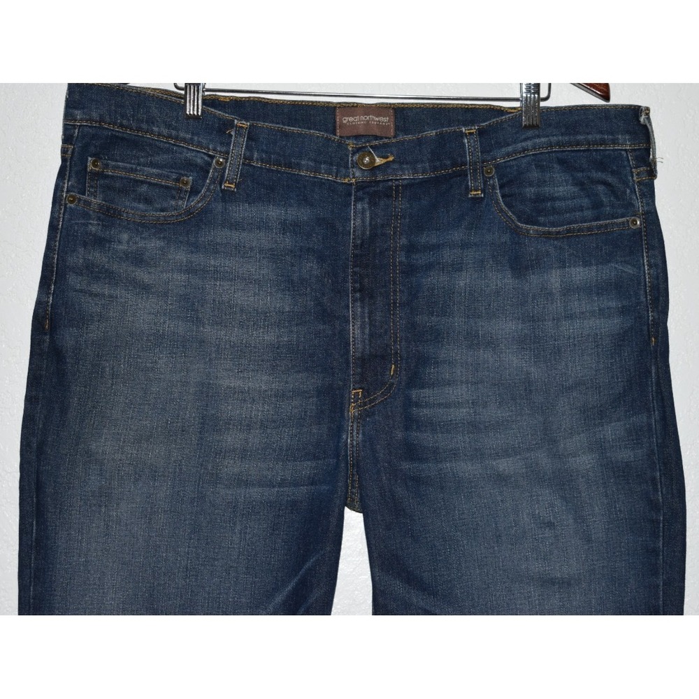 Great Northwest Jeans 42x32 mens Medium Wash Stretch Denim Cotton 5-Pocket Style - Picture 4 of 16